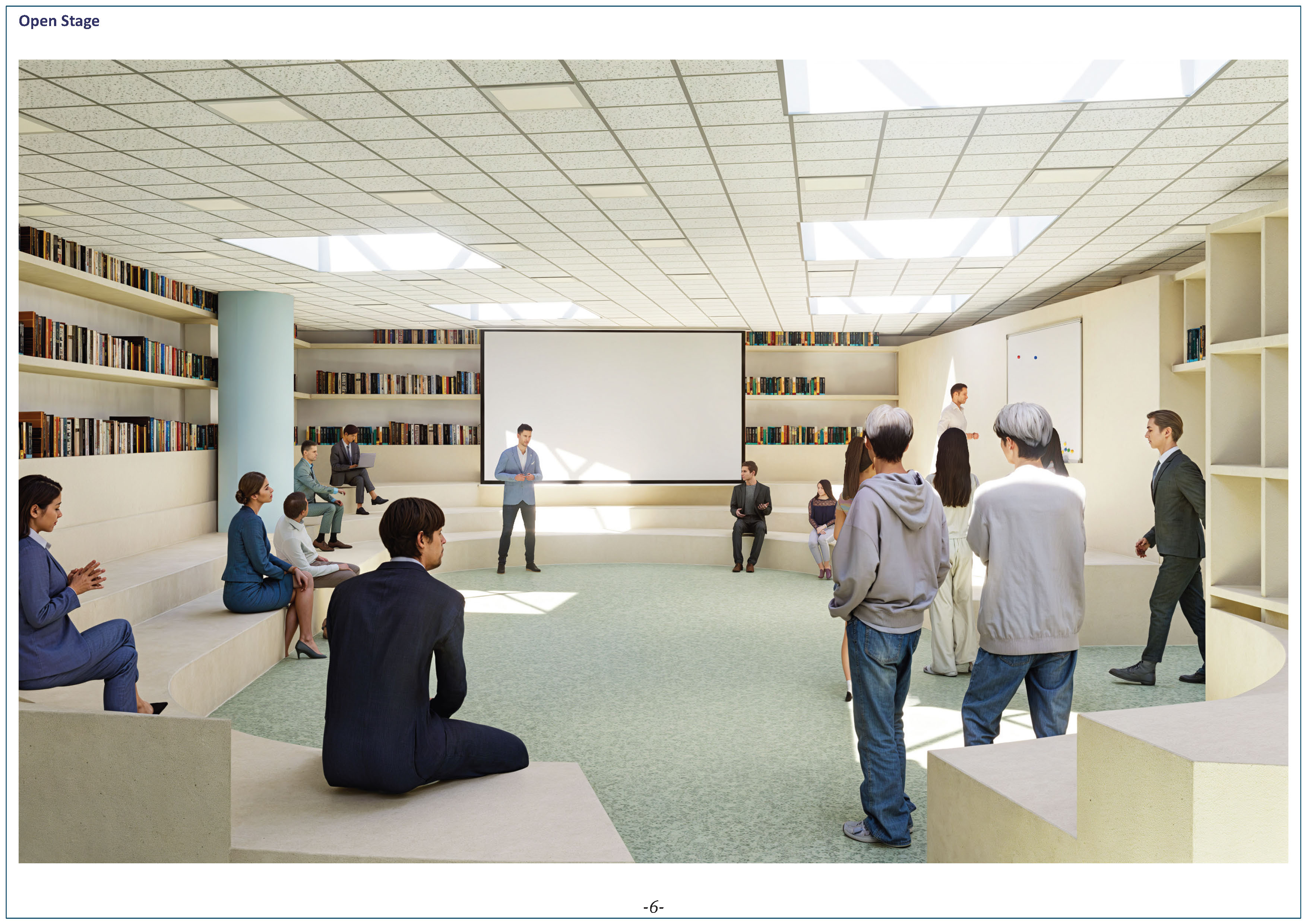 Library Interior and Program